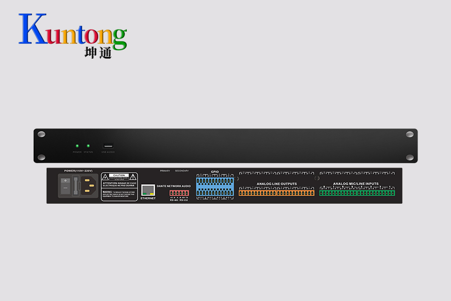 Kuntong坤通KTM-DAP-0808 8进8出数字音频处理器