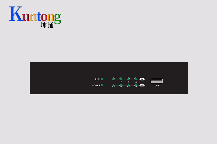 KTM-DAP-0404 4进4出数字音频处理器正面图