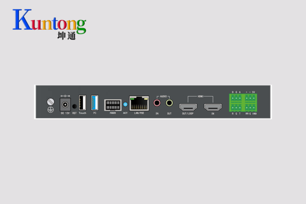 Kuntong坤通KTM-DTC-HDMI-4K60 编解码一体节点背面图