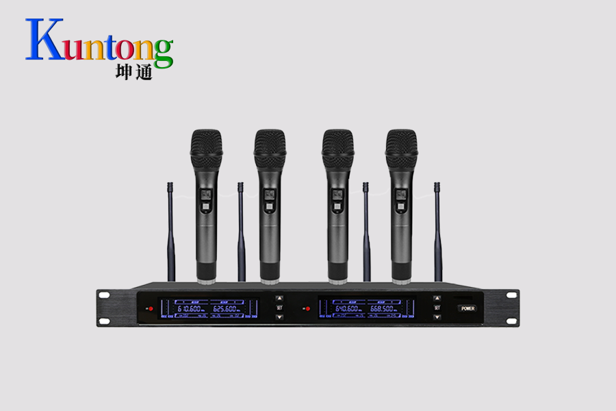 kuntong坤通 KTM-HWM-U804TU段一拖四无线手持话筒