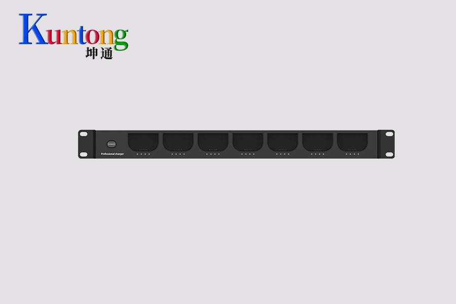 Kuntong坤通KTM-DCS-5007P无线数字会议智能电池充电主机正面图