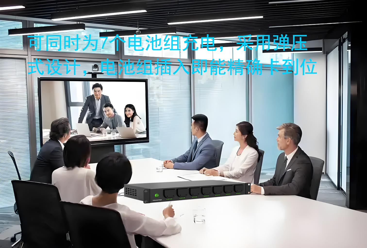 无线数字会议智能电池充电主机